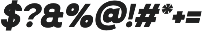 SLTF LaVilla Extra Bold Italic otf (700) Font OTHER CHARS