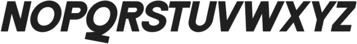 SLTF LaVilla Extra Bold Italic otf (700) Font UPPERCASE