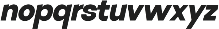 SLTF LaVilla Extra Bold Italic otf (700) Font LOWERCASE