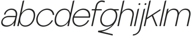 SLTF LaVilla Extra Light Italic otf (200) FONT