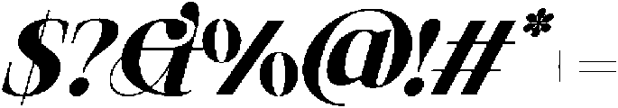 SLTF Netsera Black Italic otf (900) Font OTHER CHARS