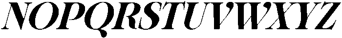 SLTF Netsera Black Italic otf (900) Font UPPERCASE