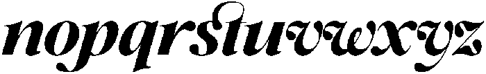 SLTF Netsera Black Italic otf (900) Font LOWERCASE