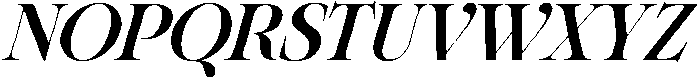 SLTF Netsera Bold Italic otf (700) Font UPPERCASE