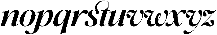 SLTF Netsera Bold Italic otf (700) Font LOWERCASE