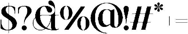 SLTF Netsera Bold otf (700) Font OTHER CHARS