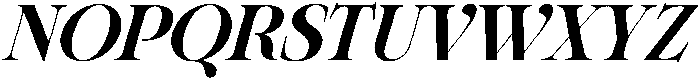 SLTF Netsera ExtraBold Italic otf (700) Font UPPERCASE