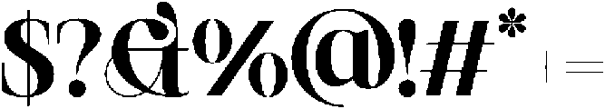 SLTF Netsera ExtraBold otf (700) Font OTHER CHARS