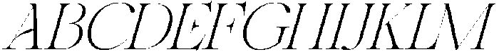 SLTF Netsera ExtraLight Italic otf (200) Font UPPERCASE