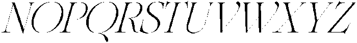 SLTF Netsera ExtraLight Italic otf (200) Font UPPERCASE