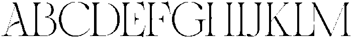 SLTF Netsera ExtraLight otf (200) Font UPPERCASE