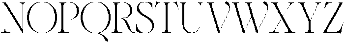 SLTF Netsera ExtraLight otf (200) Font UPPERCASE