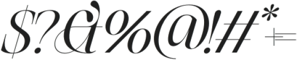 SLTF Netsera Italic otf (400) Font OTHER CHARS