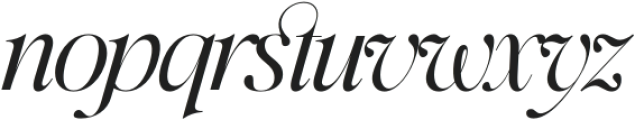 SLTF Netsera Italic otf (400) Font LOWERCASE