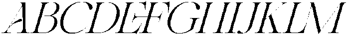 SLTF Netsera Light Italic otf (300) Font UPPERCASE