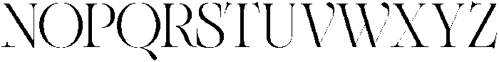 SLTF Netsera Light otf (300) Font UPPERCASE