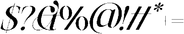 SLTF Netsera Medium Italic otf (500) Font OTHER CHARS
