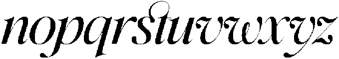 SLTF Netsera Medium Italic otf (500) Font LOWERCASE