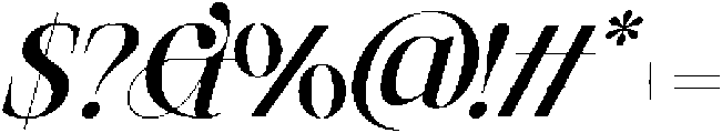 SLTF Netsera SemiBold Italic otf (600) Font OTHER CHARS