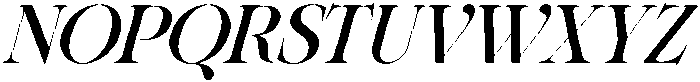 SLTF Netsera SemiBold Italic otf (600) Font UPPERCASE