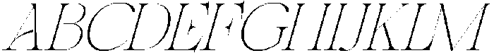 SLTF Netsera Thin Italic otf (100) Font UPPERCASE