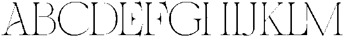 SLTF Netsera Thin otf (100) Font UPPERCASE
