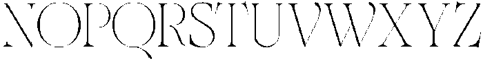 SLTF Netsera Thin otf (100) Font UPPERCASE