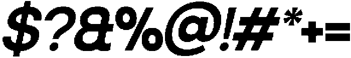 SLTF Ryecroft Bold Italic otf (700) Font OTHER CHARS