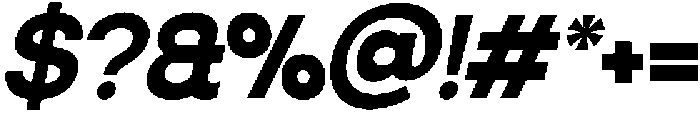 SLTF Ryecroft ExtraBold Italic otf (700) Font OTHER CHARS