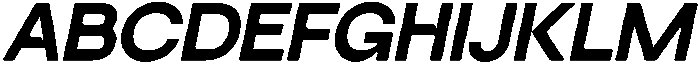SLTF Ryecroft ExtraBold Italic otf (700) Font UPPERCASE