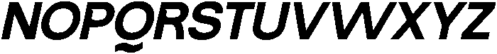 SLTF Ryecroft ExtraBold Italic otf (700) Font UPPERCASE