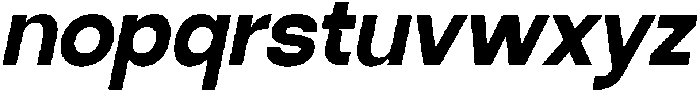SLTF Ryecroft ExtraBold Italic otf (700) Font LOWERCASE