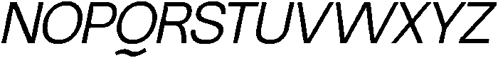 SLTF Ryecroft Italic otf (400) Font UPPERCASE