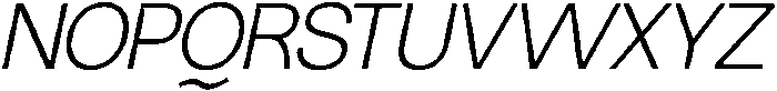 SLTF Ryecroft Light Italic otf (300) Font UPPERCASE