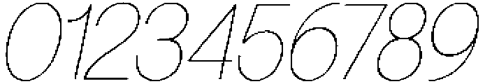 SLTF Ryecroft Thin Italic otf (100) Font OTHER CHARS