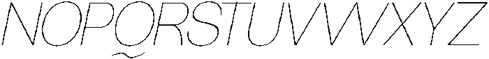 SLTF Ryecroft Thin Italic otf (100) Font UPPERCASE