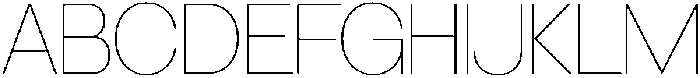 SLTF Ryecroft Thin otf (100) Font UPPERCASE