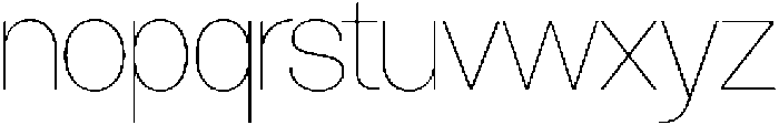SLTF Ryecroft Thin otf (100) Font LOWERCASE