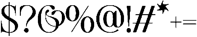 SLTF The Loneta Editorial Regular otf (400) Font OTHER CHARS