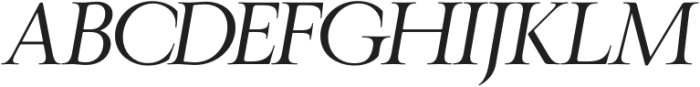 SLTF The Roman Edition Italic otf (400) Font UPPERCASE