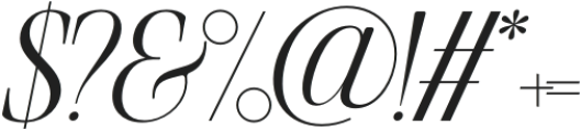 SLTF The Silver Editorial Light Italic otf (300) Font OTHER CHARS