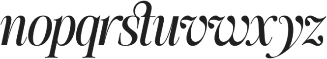 SLTF The Silver Editorial Semi Bold Italic otf (600) Font LOWERCASE