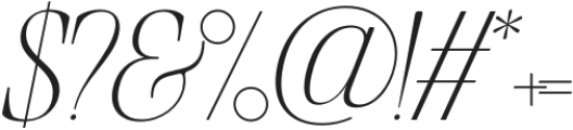 SLTF The Silver Editorial Thin Italic otf (100) Font OTHER CHARS