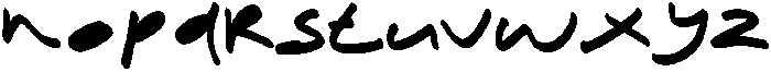 SLWorkingDraft otf (400) Font LOWERCASE