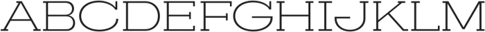 Slaab ExtraWide Light otf (300) Font UPPERCASE