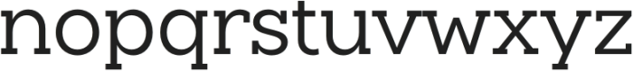 Slaab Regular otf (400) Font LOWERCASE