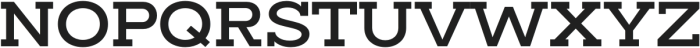 Slaab SemiWide Bold otf (700) Font UPPERCASE