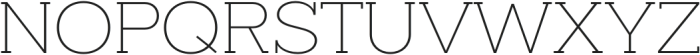 Slaab SemiWide ExtraLight otf (200) Font UPPERCASE