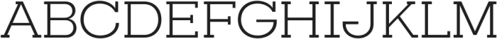 Slaab SemiWide SemiLight otf (300) Font UPPERCASE