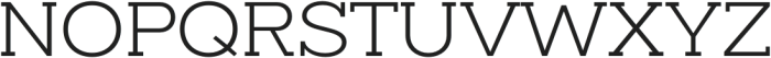 Slaab SemiWide SemiLight otf (300) Font UPPERCASE